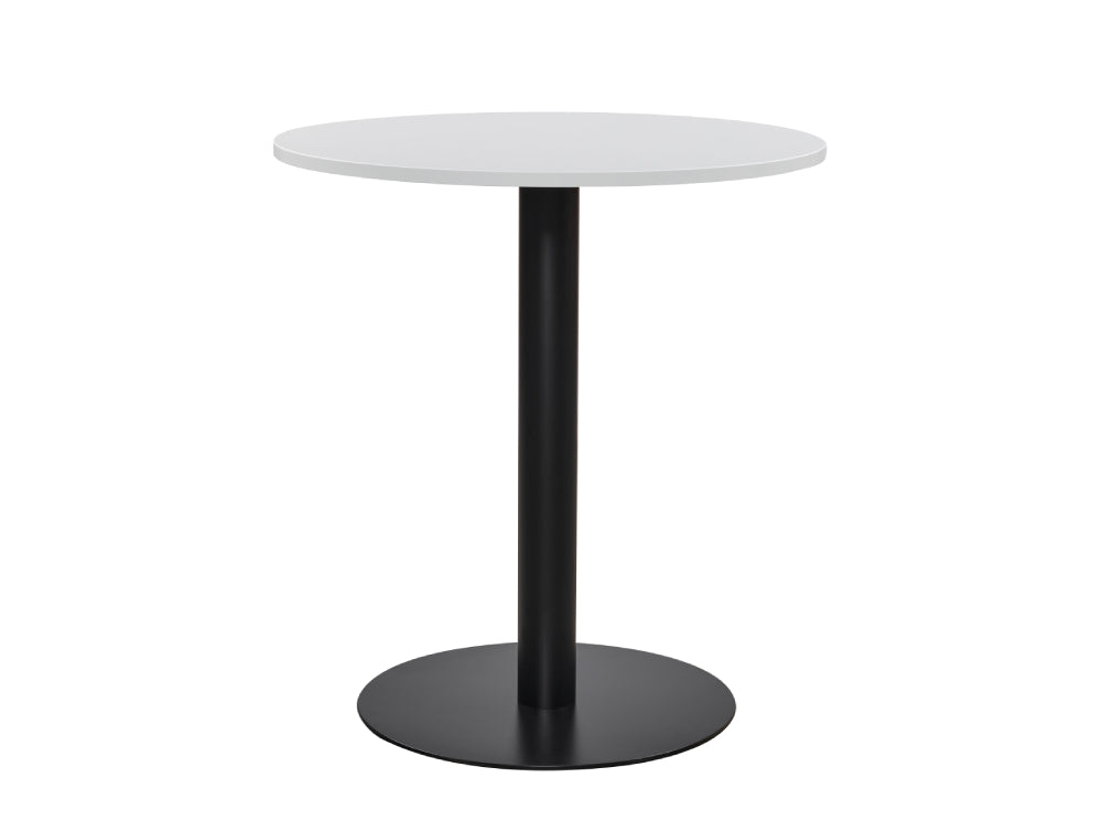 Round Poseur Black Table 1000mm 2