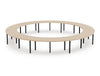 Round Shaped Meeting Room Table with Wide Centre Space