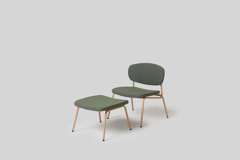 Samoo Upholstered Chair with Metal Legs 14