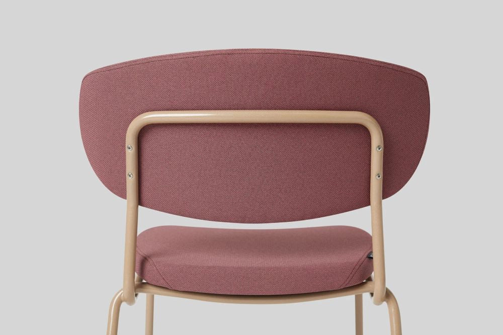 Samoo Upholstered Chair with Metal Legs 3