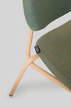 Samoo Upholstered Chair with Metal Legs 9