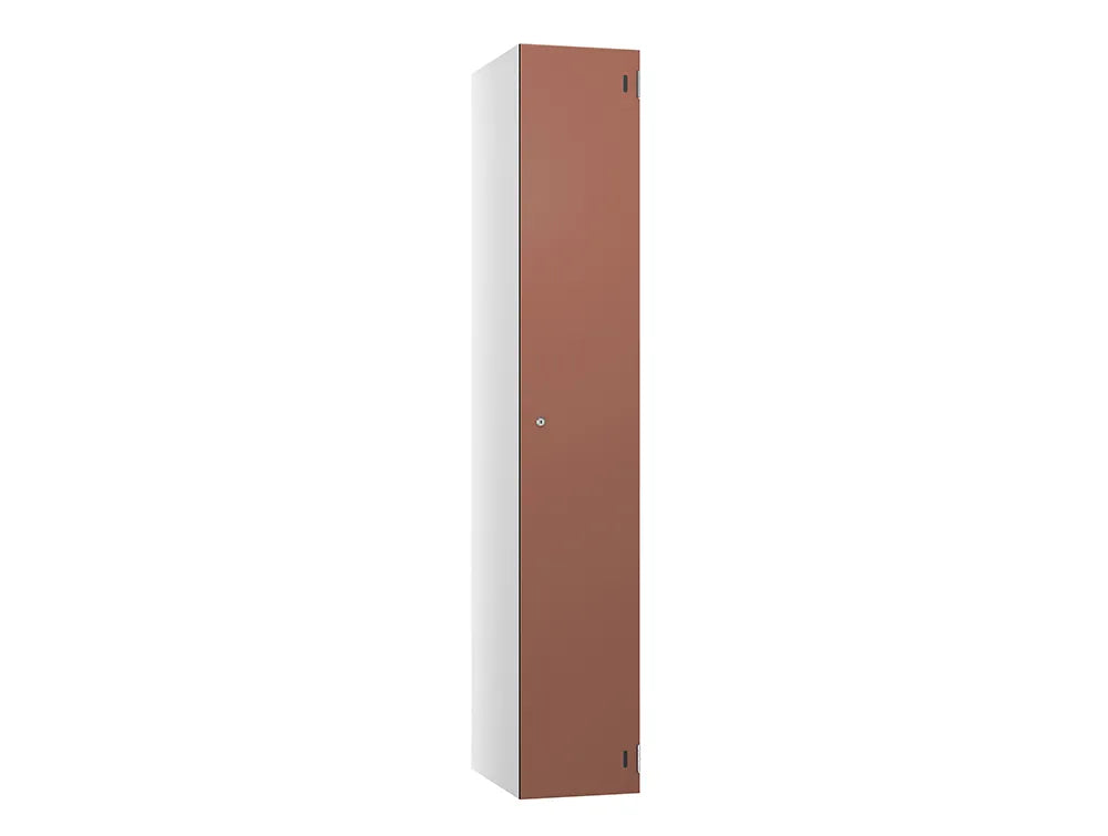 Shield SGL GL24 1-Door Locker - Arctic White & Terracotta