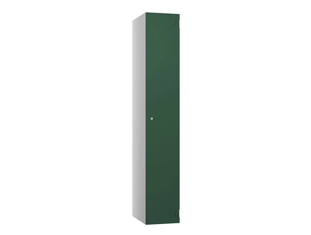 Shield SGL GL24 1-Door Locker - Pearl Silver & Dark Green