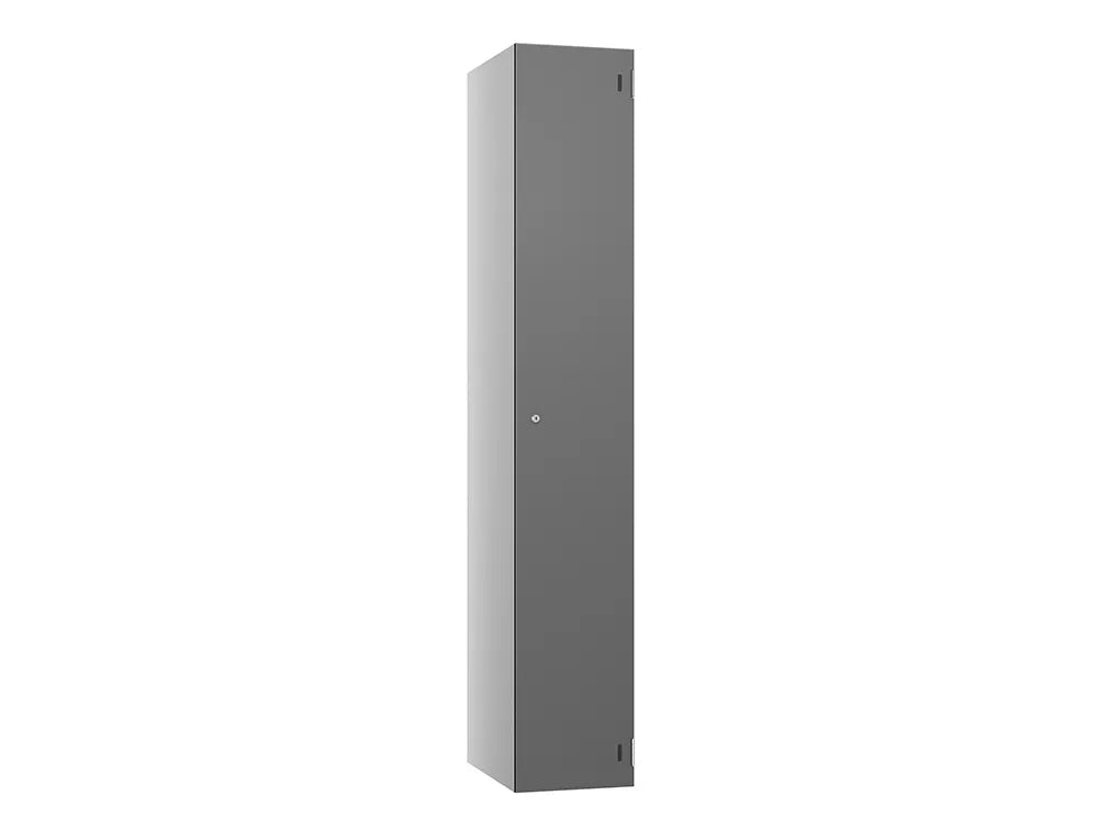Shield SGL GL24 1-Door Locker - Pearl Silver & Dark Grey