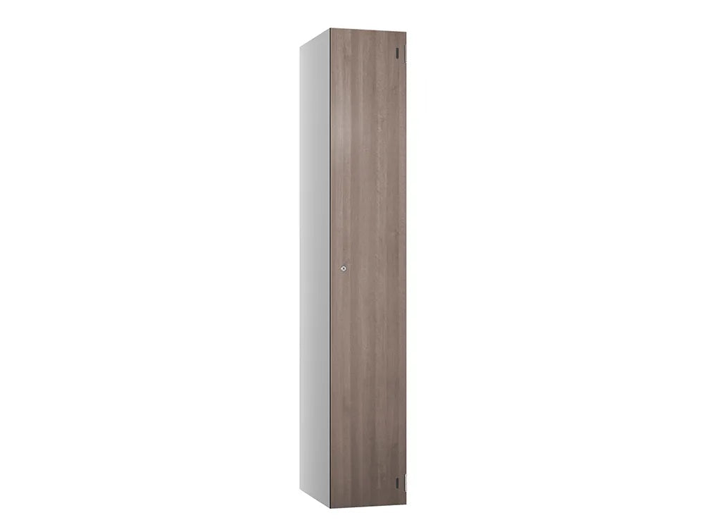 Shield SGL GL24 1-Door Locker - Pearl Silver & Nordic Acacie