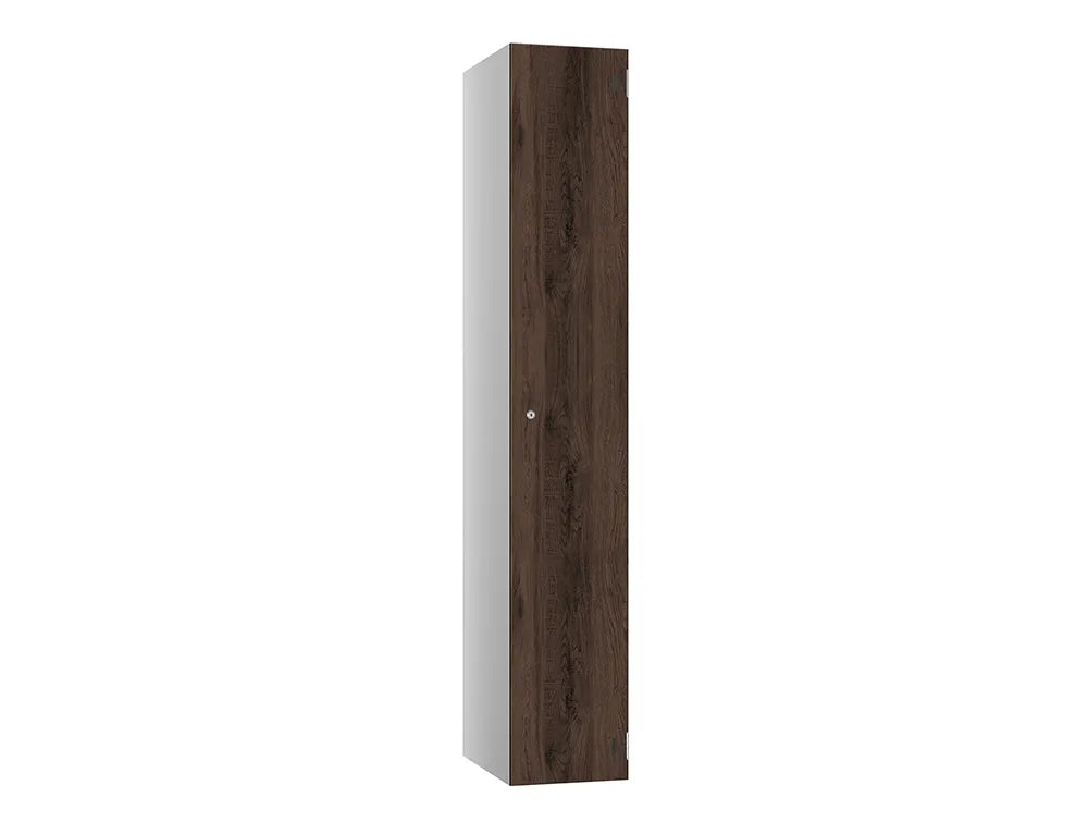 Shield SGL GL24 1-Door Locker - Pearl Silver & Rovere Casto