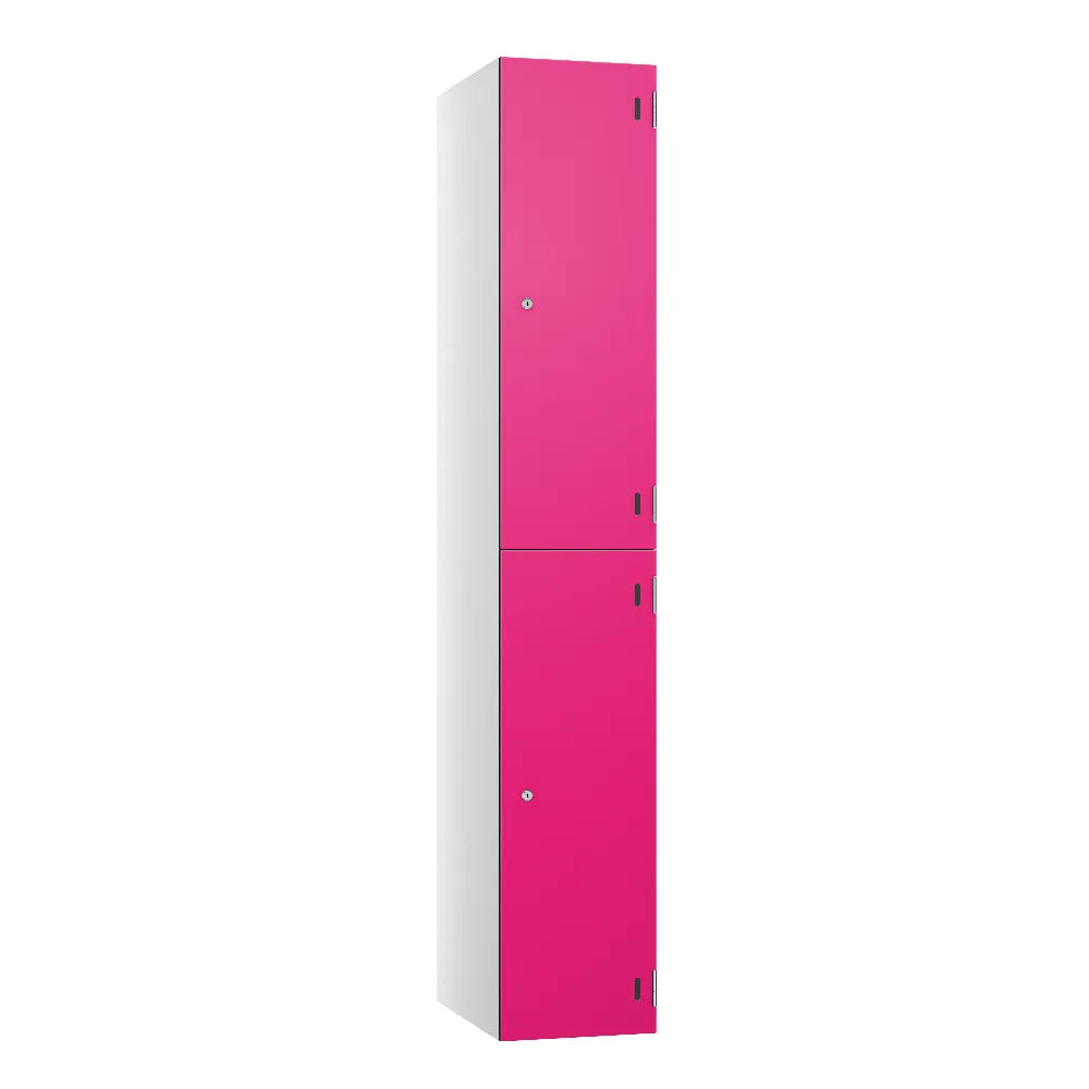 Shield SGL GL24 2-Door Locker - Arctic White & Barbie Pink