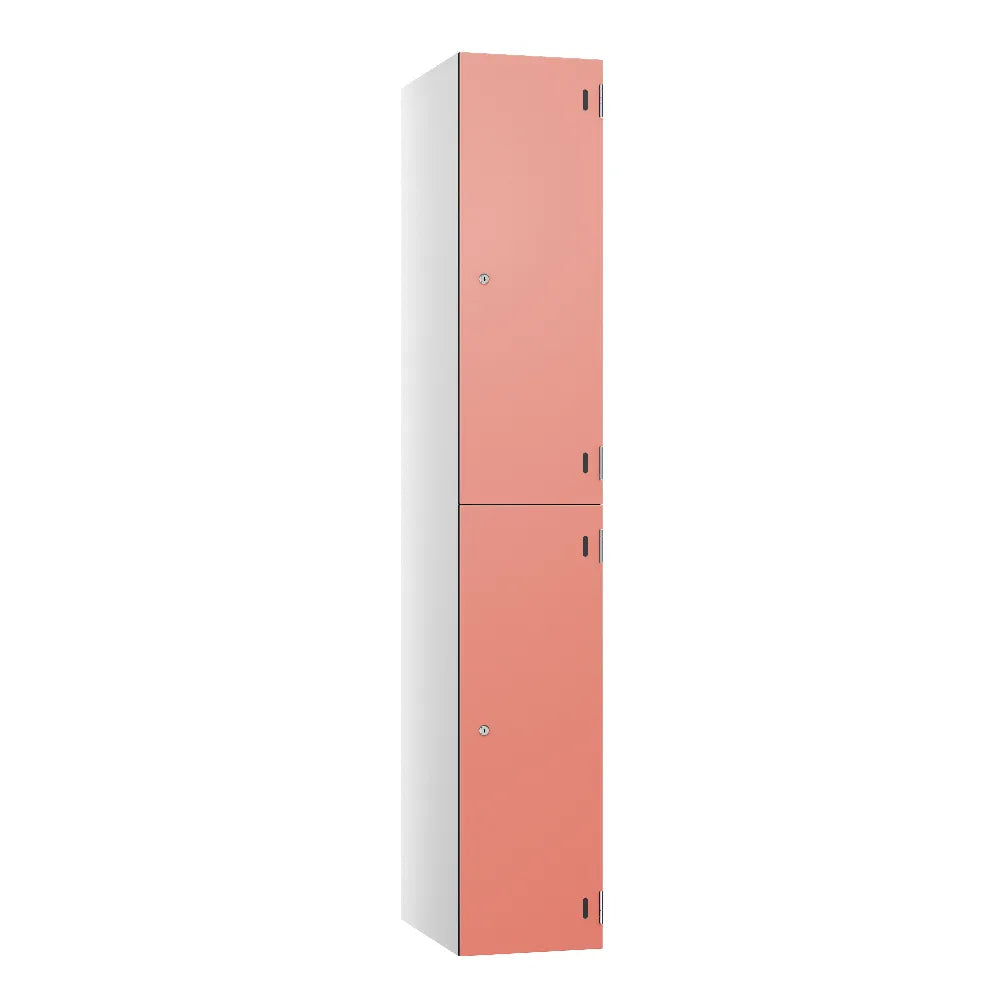 Shield SGL GL24 2-Door Locker - Arctic White & Blush Pink
