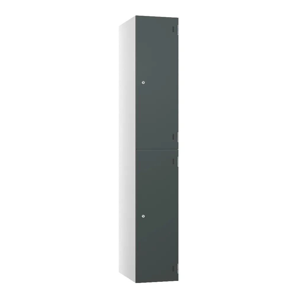 Shield SGL GL24 2-Door Locker - Arctic White & Charcoal Grey