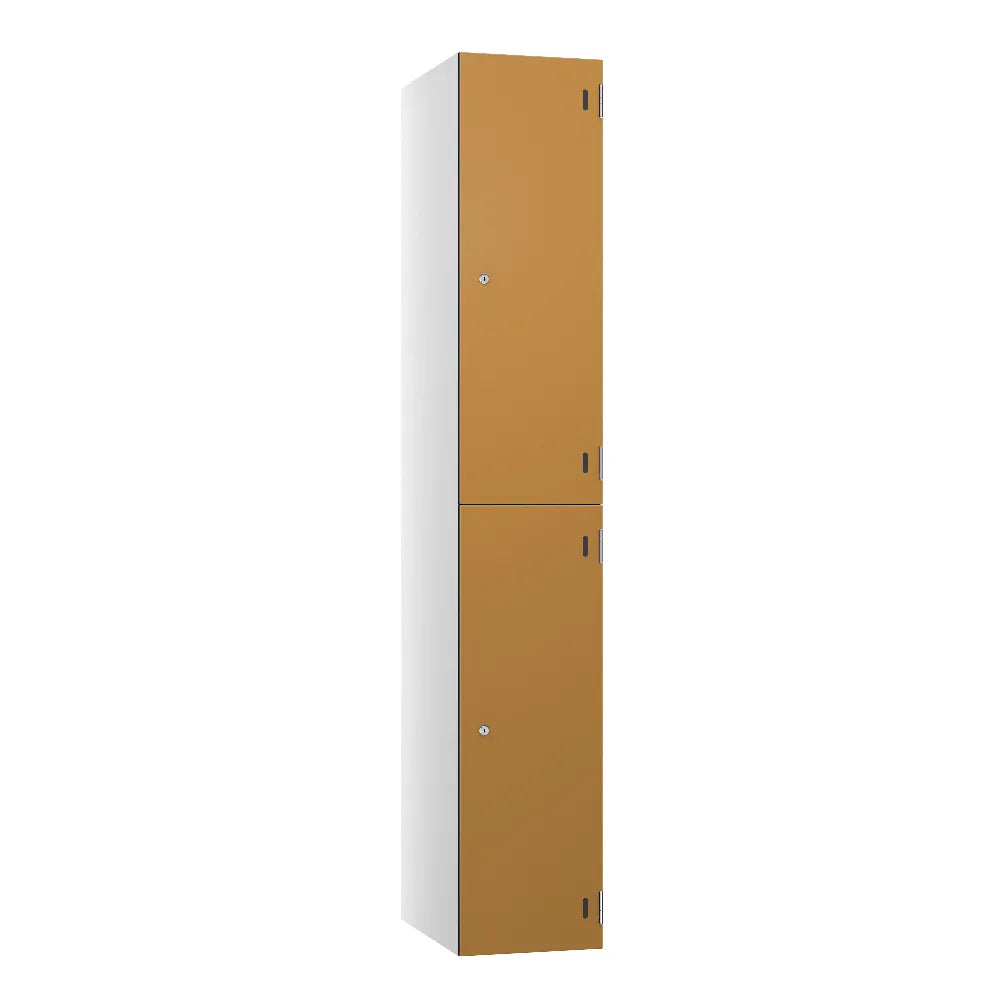 Shield SGL GL24 2-Door Locker - Arctic White & Mustard