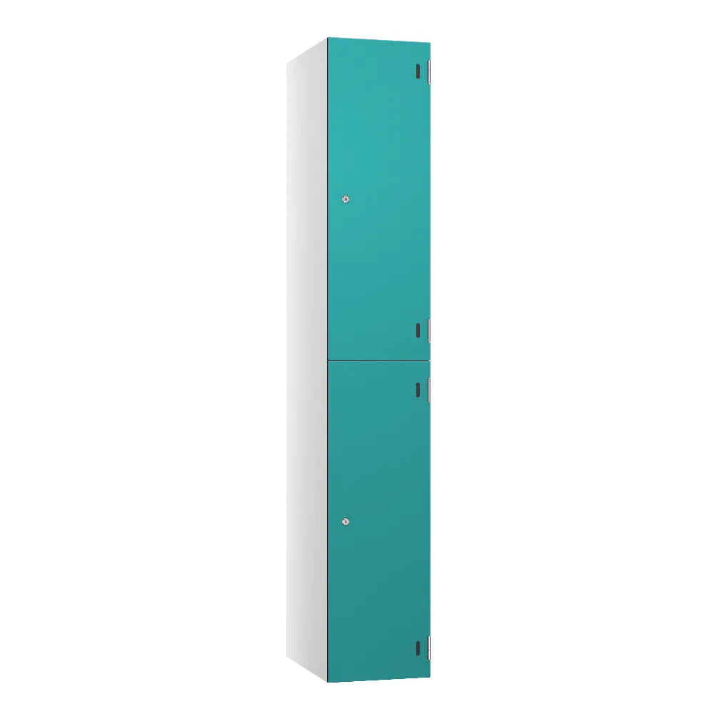 Shield SGL GL24 2-Door Locker - Arctic White & Peacock