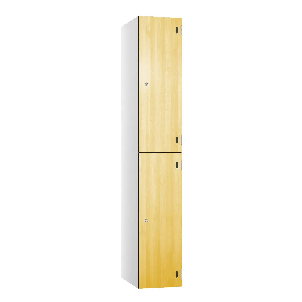 Shield SGL GL24 2-Door Locker - Arctic White & Primeval Oak