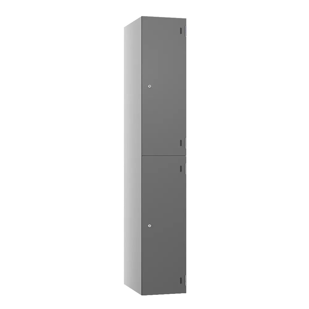 Shield SGL GL24 2-Door Locker - Pearl Silver & Dark Grey