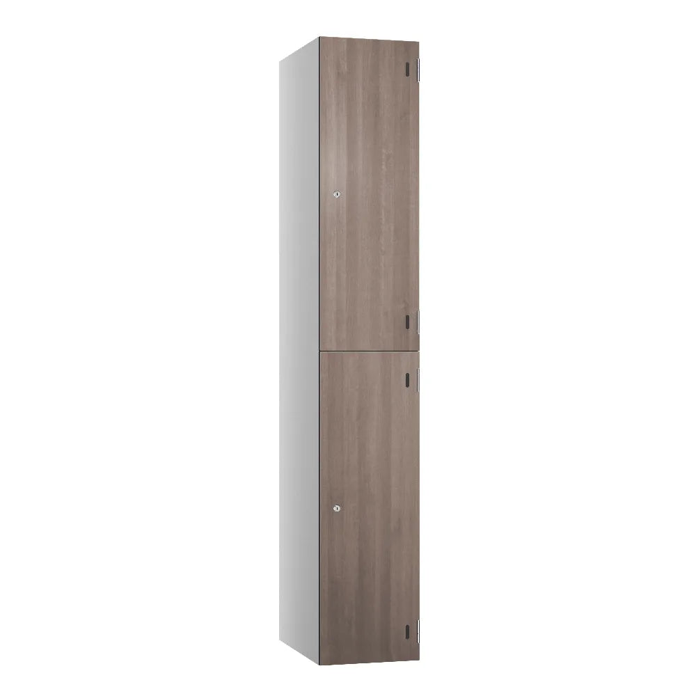Shield SGL GL24 2-Door Locker - Pearl Silver & Nordic Acacie