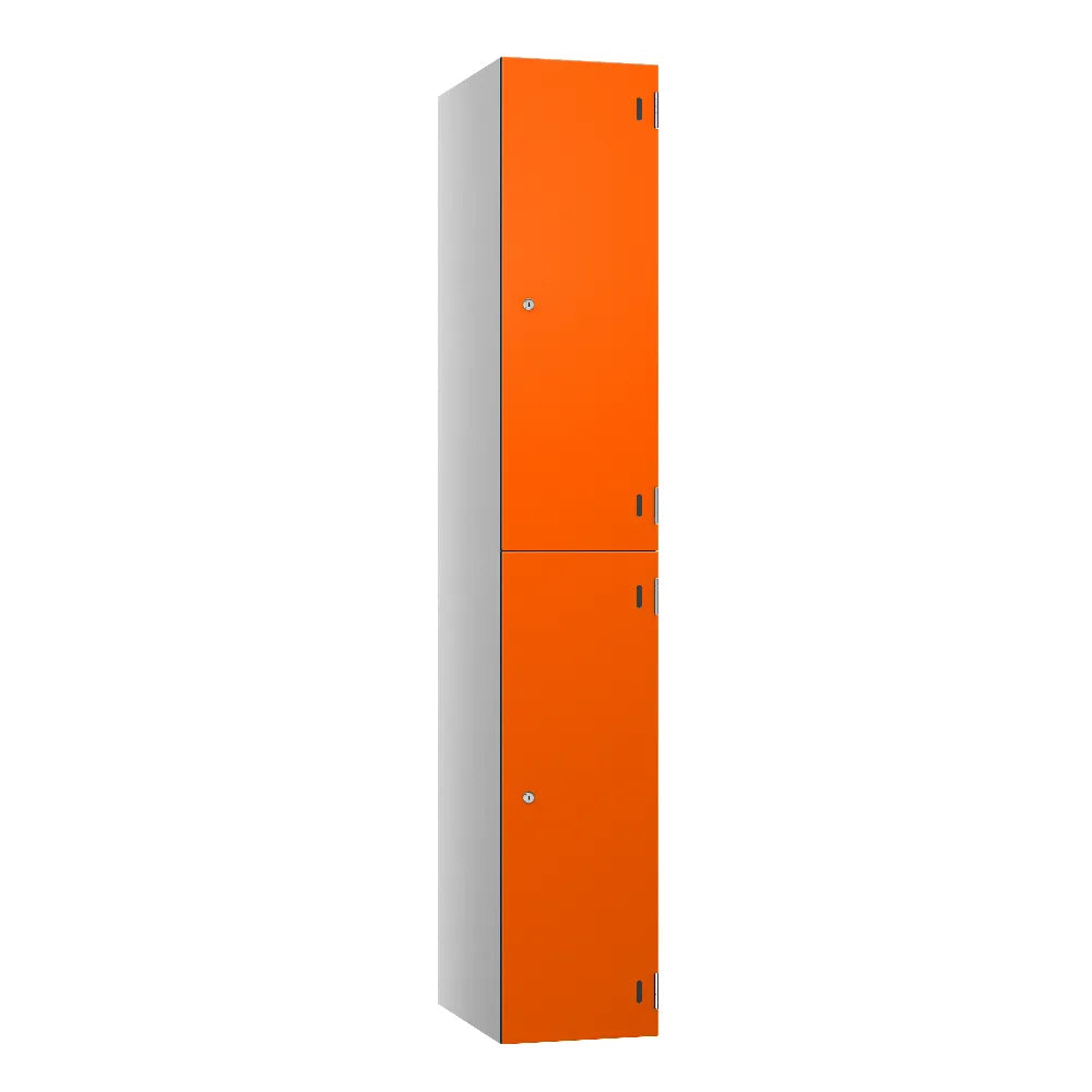 Shield SGL GL24 2-Door Locker - Pearl Silver & Tangerine
