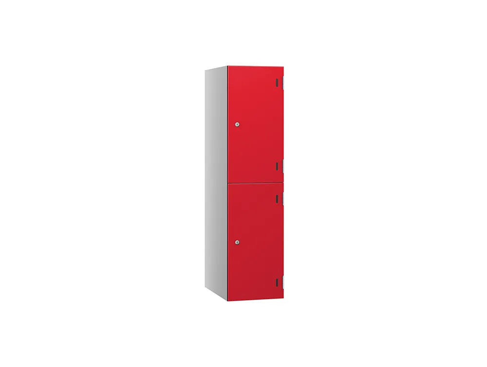 Shield SGL GL24 2-Door Low Locker - Pearl Silver & Red Dynasty