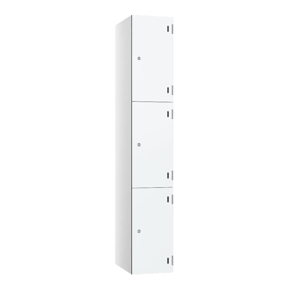 Shield SGL GL24 3-Door Locker - Arctic White Designer White