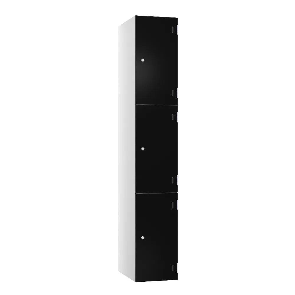 Shield SGL GL24 3-Door Locker - Arctic White & Black