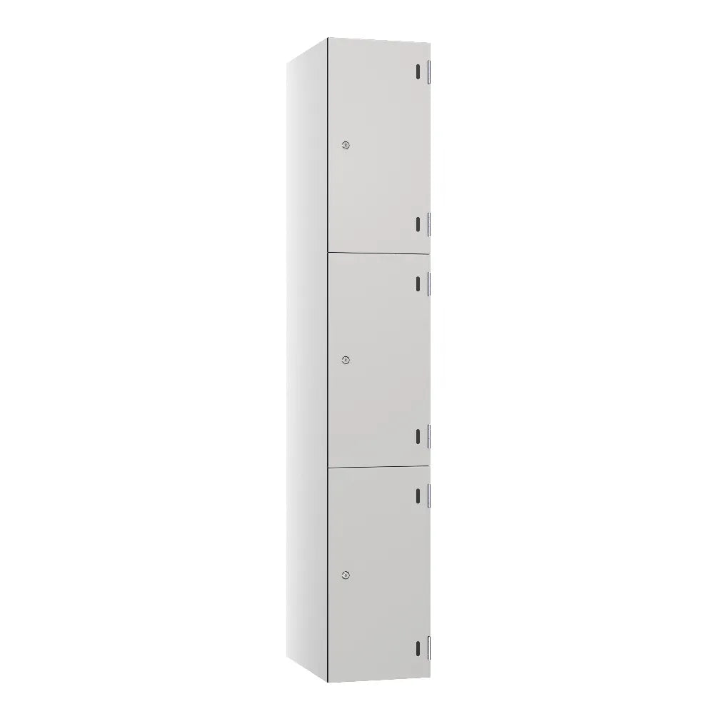 Shield SGL GL24 3-Door Locker - Arctic White & Pearl Grey