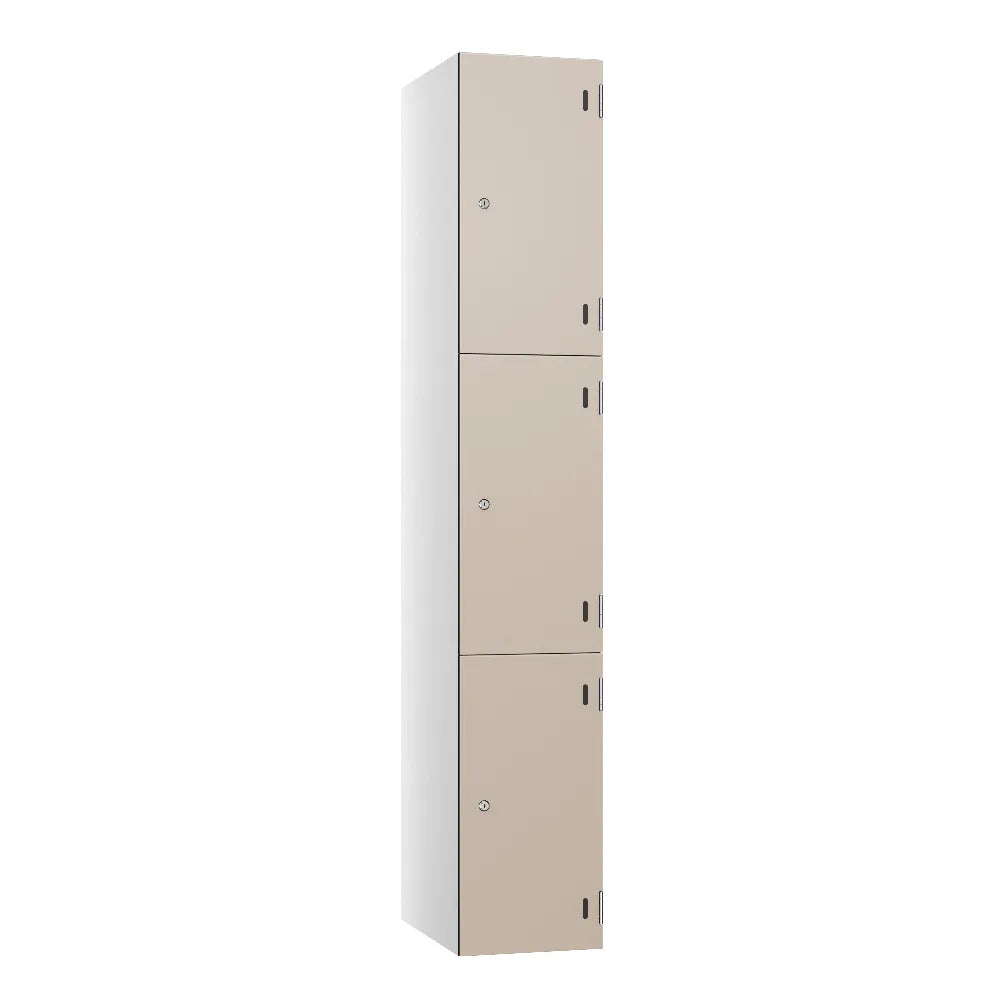 Shield SGL GL24 3-Door Locker - Arctic White & Sheer