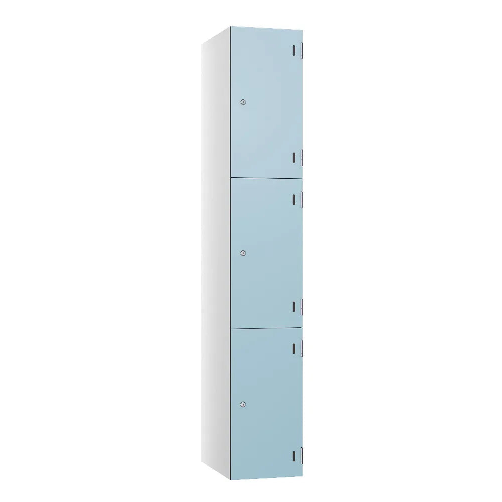 Shield SGL GL24 3-Door Locker - Arctic White & Sky Grey