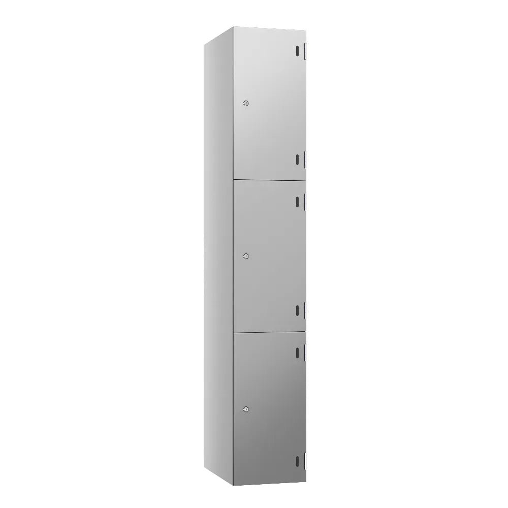 Shield SGL GL24 3-Door Locker - Pearl Silver & Silver