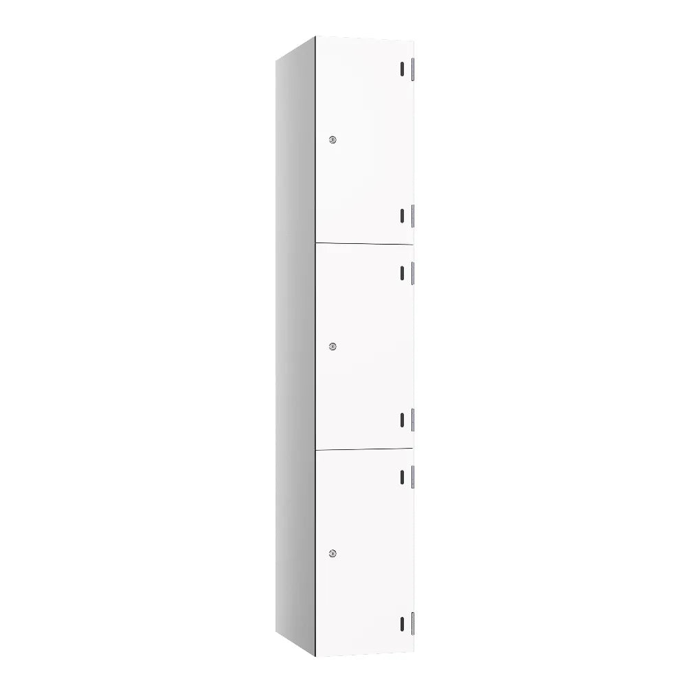 Shield SGL GL24 3-Door Locker - Pearl Silver & Pearly White