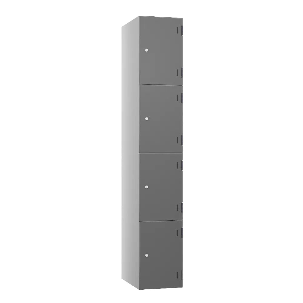 Shield SGL GL24 4-Door Locker - Pearl Silver & Dark Grey