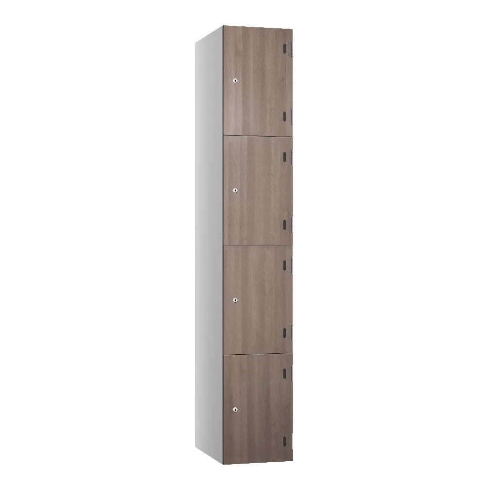 Shield SGL GL24 4-Door Locker - Pearl Silver & Nordic Acacie