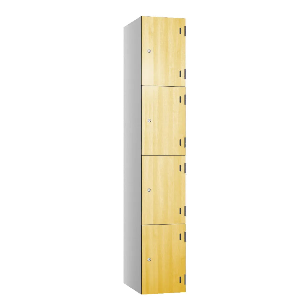 Shield SGL GL24 4-Door Locker - Pearl Silver & Primeval Oak