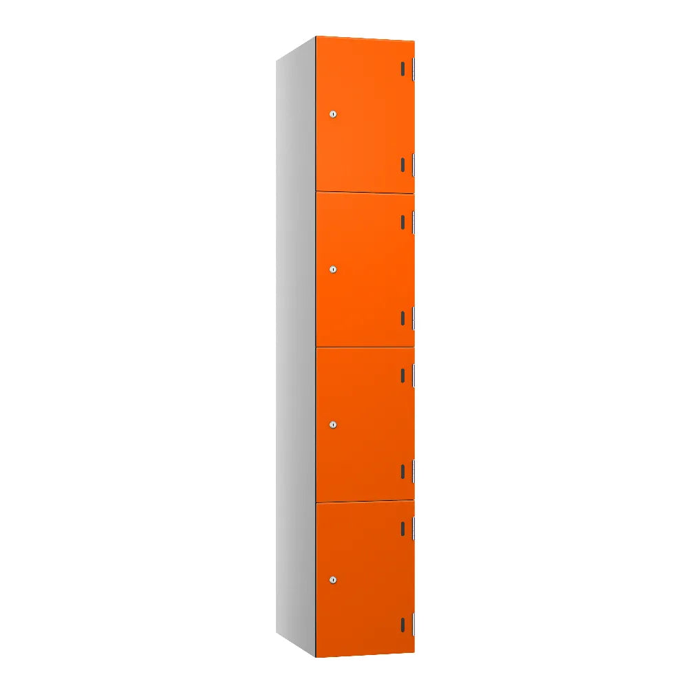 Shield SGL GL24 4-Door Locker - Pearl Silver & Tangerine