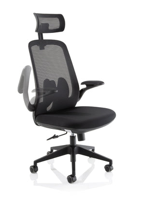 Sigma Executive Mesh Chair With Folding Arms OP000320 3