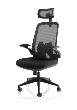 Sigma Executive Mesh Chair With Folding Arms OP000320 5