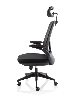 Sigma Executive Mesh Chair With Folding Arms OP000320 6