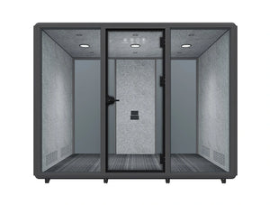 Silentium 6-Person Meeting Pod in Slate Grey