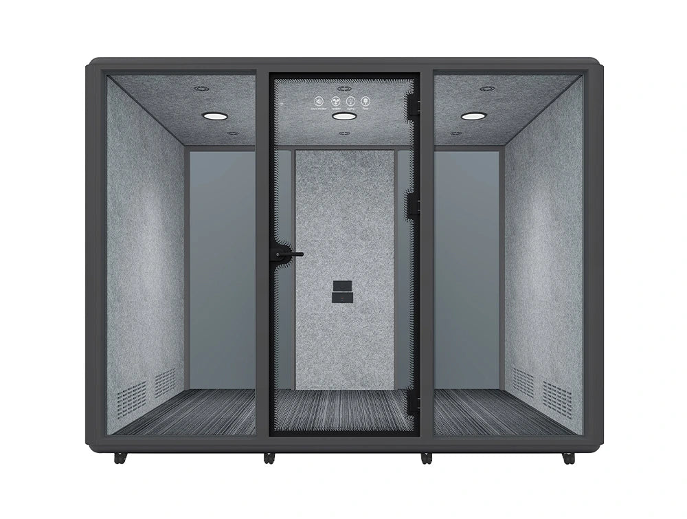 Silentium 6-Person Meeting Pod in Slate Grey