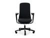 Hag Sofi 7300 Ergonomic Chair In Black Metal With Plastic Armrest And Slideback