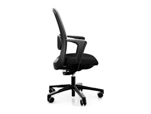 Sofi 7500 In Black Metal With Plastic Armrest And Slideback 2