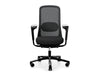 Sofi 7500 Ergonomic Chair in Black Metal With Plastic Armrest And Slideback HAG