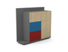 Soreno Executive Storage System Wooden Cupboard in Urban Oak Finish