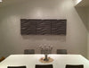 Soundtect Recycled Wave Wall Acoustic Panel In Grey Finish For Canteen And Breakout Room