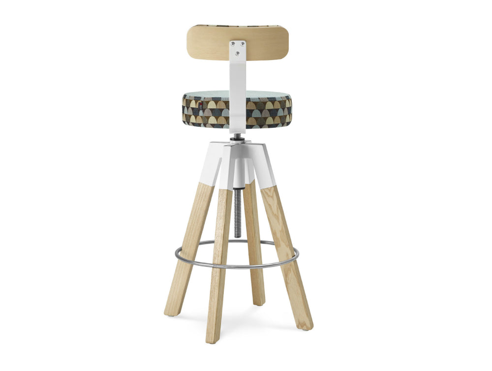 Spin 2 Bar Stool with Footrest 2