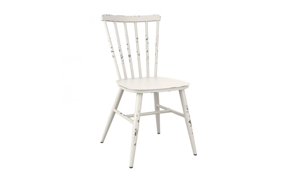 Spin Side Chair White Set 2
