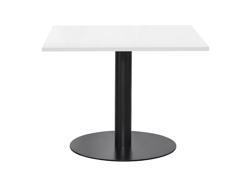 Square Dining Black Table 1000mm