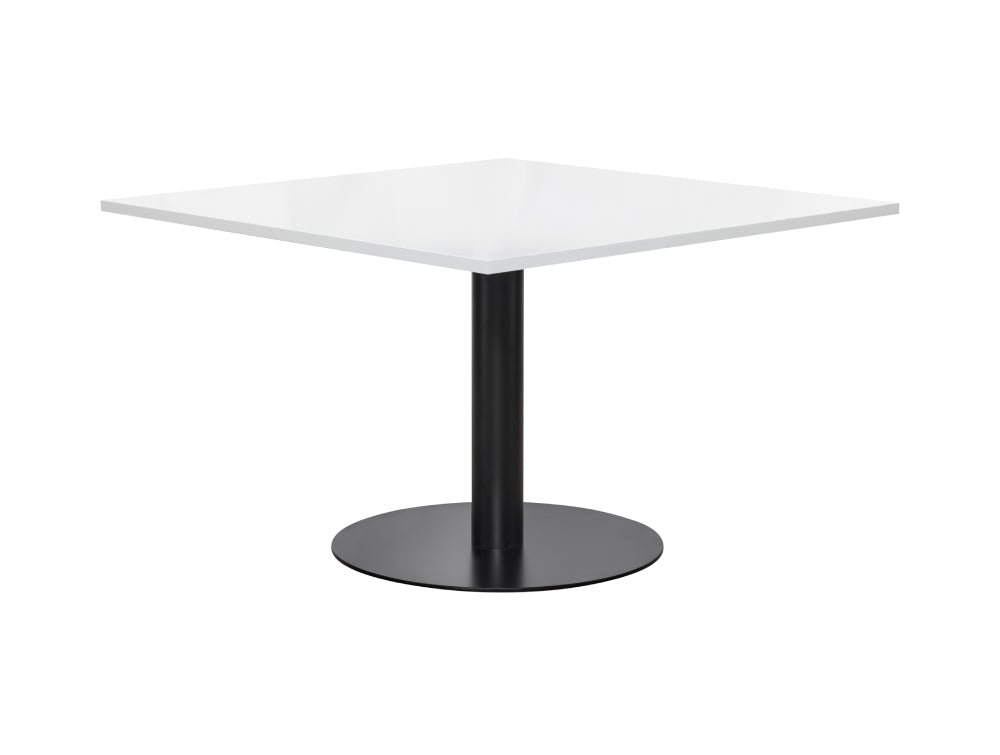 Square Dining Black Table 1000mm