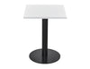 Square Dining Black Table 600mm 2