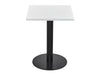 Square Dining Black Table 600mm 2