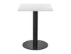 Square Dining Black Table 600mm 4