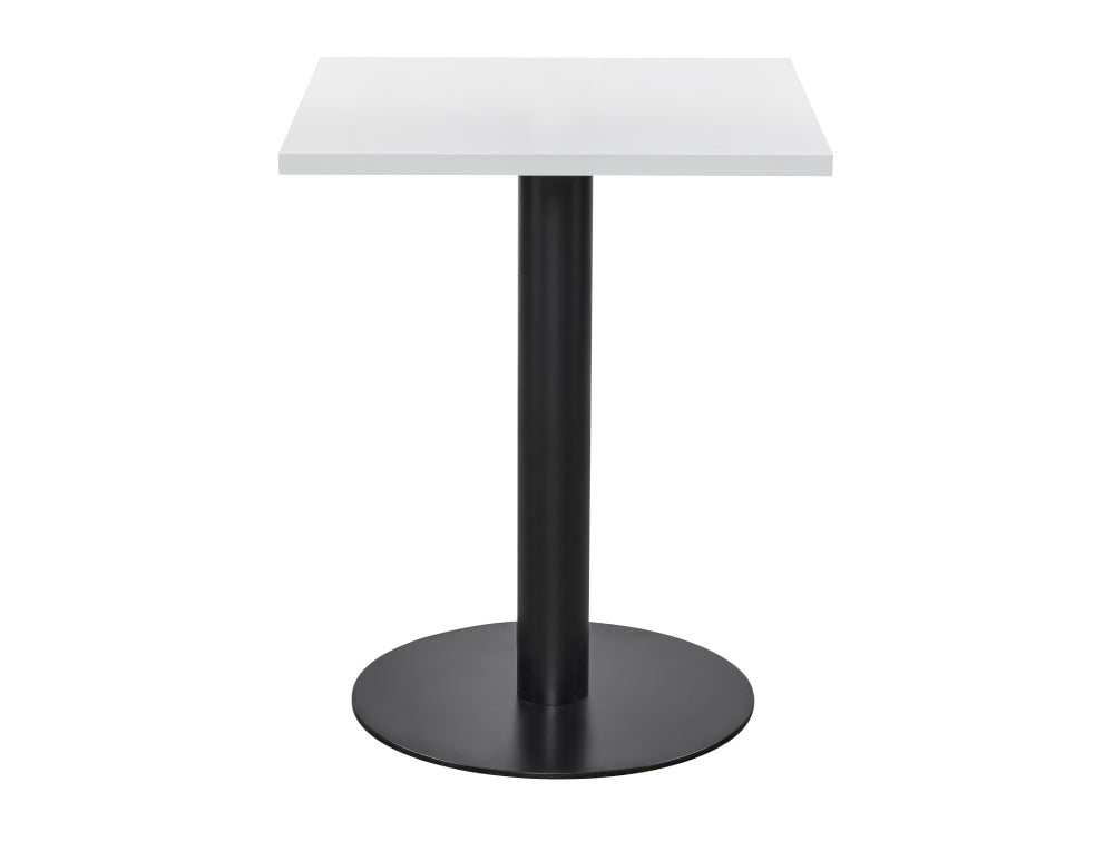 Square Dining Black Table 600mm 4