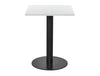 Square Dining Black Table 600mm 4